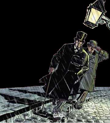Sherlock Holmes - Le Vampire du West End (Soleil, 2002); art by Bont