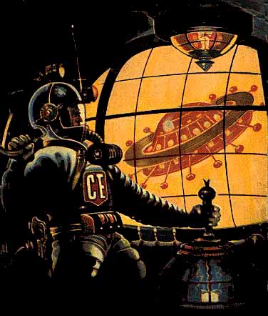 JG Vandel - Les Chevaliers de l'Espace (1952) - Cover by Brantonne