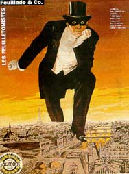 Poster for the first FantÃ´mas serial